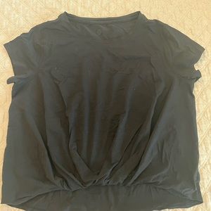 Short Sleeve Black Lululemon Top